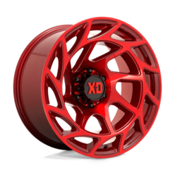 Jante XD860 Onslaught 20x10 6x139.7 ET-18, Rouge Candy