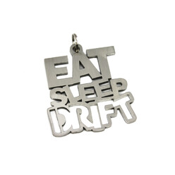 Porte-Clé Inox Eat Sleep Drift
