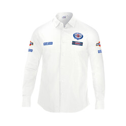Chemise Manches Longues Sparco Martini Racing Blanc