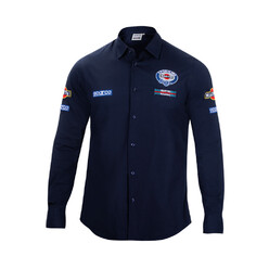 Chemise Manches Longues Sparco Martini Racing Bleue