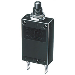 Disjoncteur, interrupteur thermique type 257 15A (perçage Ø9 mm)