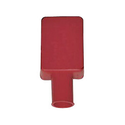 Capot de protection cosse de batterie à collier à fût - coloris rouge