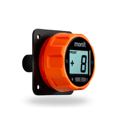 Répartiteur de freinage digital Monit Brake Dial- Fixation passe cloison - Orange